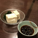 Ajidokoro Furukawa - 青唐醤油の冷やっこ