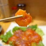 Yuki no Chaya - 剥き海老の解凍、そしてプリプリで仕上げる技術レベルは流石は本場のシェフ