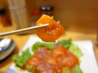 Yuki no Chaya - 剥き海老の解凍、そしてプリプリで仕上げる技術レベルは流石は本場のシェフ