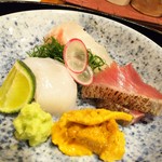 御料理 古川 - 初鰹は脂がのって美味しい