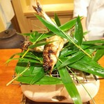 御料理 古川 - 琵琶湖の鮎塩焼き