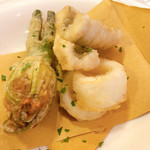 ラ・テンダ・ロッサ - 花ズッキーニ＆剣先烏賊