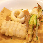 ラ・テンダ・ロッサ - 花ズッキーニ＆剣先烏賊