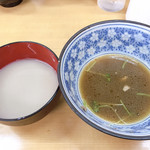 きくや - 蕎麦湯