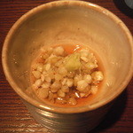 野饗 - そばの実おひたし（お通し）