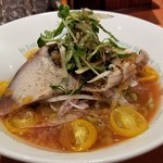 麺屋 六感堂 - 鰹とトマトの冷製麺