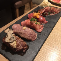 神楽坂焼肉 Kintan - 和牛の握り5種