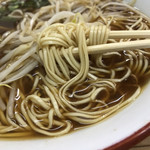 第三スター - ☆醤油には珍しく細麺。大盛りではないのですが、量があります♪