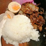 河内の中華そば 醤 - 〆のダイブ飯