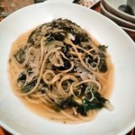 くろひげ - あおさのパスタ