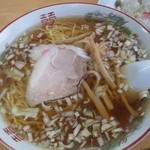 中華そば ますや - 半チャーハン＆ラーメン（700円）②