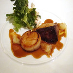 スゥリル - 帆立とフォアグラのソテー