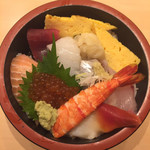神田江戸ッ子寿司 - 定番 海鮮ちらし ¥1100