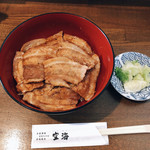 炭焼豚丼 空海 - 特上バラ 770円 