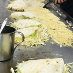 お好み焼き 大樹 - コテも、男性と女性では大きさが違います。お箸で食べる文化は私にはありません(^｡^)