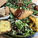 カメイノ食堂 - 根菜とひき肉のドライカレー お惣菜側 （家内）