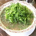 庵 - ネギラーメン(大) 850yen