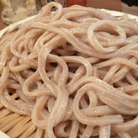 自家製粉石臼挽きうどん 青空blue 本店 - 自家製粉粗挽きざるうどん大盛り