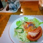 あしたの森 - （夕食）グリーンサラダ。