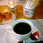 あしたの森 - （夕食）温泉コーヒー。