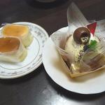 PONY - チーズスフレ（１３０円）と、ミルクティー・ケーキ