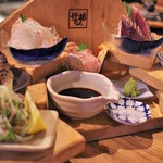 福岡 炉端もん - 刺身盛り合わせ