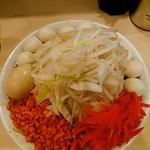 ラーメン 鷹の目 - 味玉ラーメン＆うずら＆紅しょうが