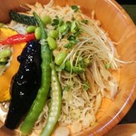 手打ちそば かめやま - 夏野菜そば