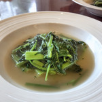 神戸中華 うえばやし - 青野菜の「魚湯」煮物