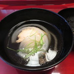 日本料理 きた川 - 淡路鱧の飛竜頭　淡路新玉葱