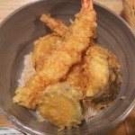 手打ちそば くるみの木 - ミニ天丼❗