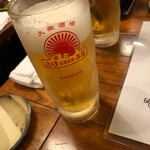 さけときどきぶた - ロゴ入りジョッキいいですね♪