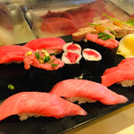 すしざんまい - マグロづくし 大トロが絶品