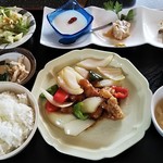 中華料理 おふろ - 酢豚定食
