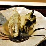 紀茂登 - 中皿　鮑　牛蒡　