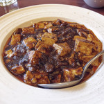 神戸中華 うえばやし - 麻婆豆腐(花椒の「麻(しびれ)」と辣油の「辣(辛さ)」がきいて肉々しい)