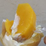 クレープリー チロル - フォークで食べました