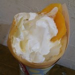 クレープリー チロル - ①クリームは濃厚純生クリームの「B」にしました