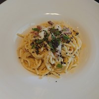 クッチーナ イタリアーナ アリア 六本木 - 黒トリュフとパンチェッタベーコンのカルボナーラ クッチーナ イタリアーナ アリア 六本木 - 黒トリュフとパンチェッタベーコンのカルボナーラ