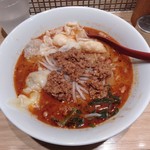 雲呑好 - 合盛りワンタン麺　四川坦々