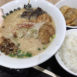 らーめん錦 - 揚げつくねラーメンAセット