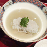 銀座 しのはら - 九十九里はまぐり、鱧、玉ねぎ、淡路煮風