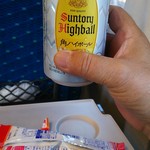 居酒屋 ビッグ - 新幹線でピン0次会 ハイボールと柿ピー