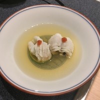 すぎ乃 麻布十番 - 活け鱧梅肉のせ