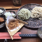 Soba Kiri Kagi Tani - ２色蕎麦を食べる
