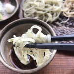 蕎麦切り かぎ谷 - 大根葉蕎麦