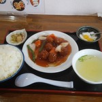 彩菜・中華ダイニング - 豚肉団子甘酢ランチご飯大