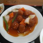 彩菜・中華ダイニング - 豚肉団子甘酢