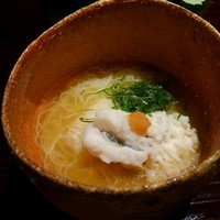富小路 やま岸 - 穴子と3年熟成素麺