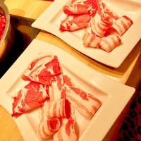 しゃぶしゃぶ KINTAN 代官山本店 - 【豚しゃぶセット ¥1.000】